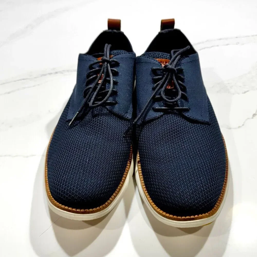 Cole Haan Hurrion Stitchlite Plain Toe Oxfords. Navy Blue. Size 13M.